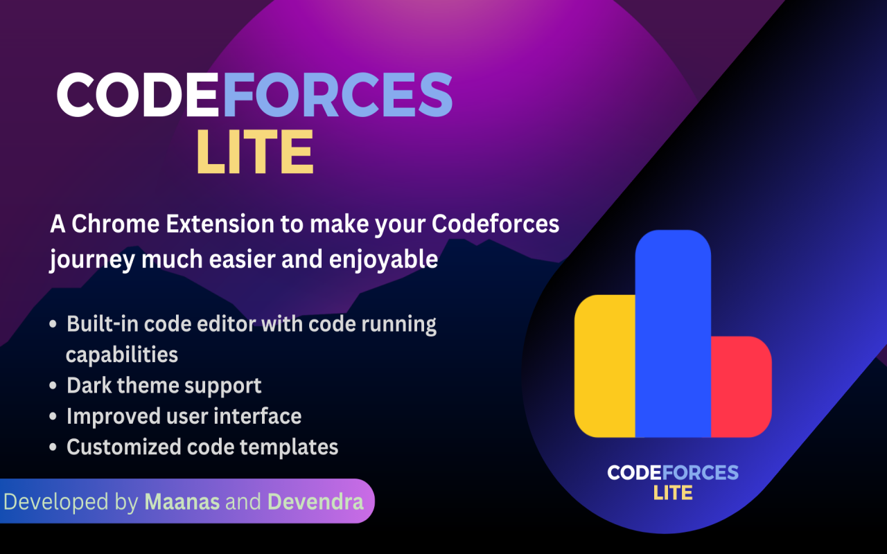 Codeforces Lite - Dark Mode & Code Runner - 截图 4