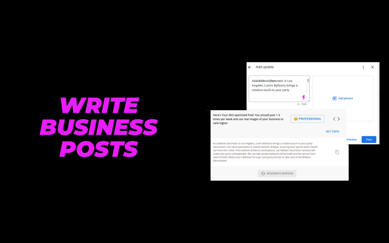 ProfilePro - AI SEO Tool for Google Business Profile SEO - 截图 4
