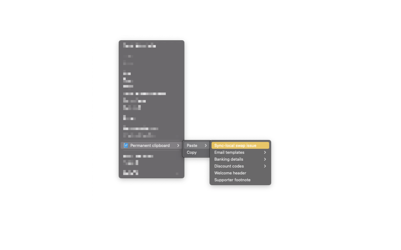 Permanent clipboard - 截图 1