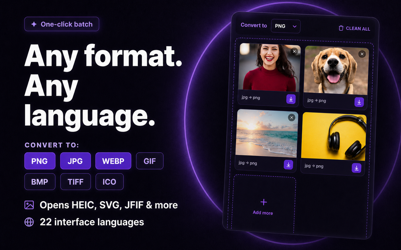 HEIC to JPG & PNG 转换器 - 截图 5
