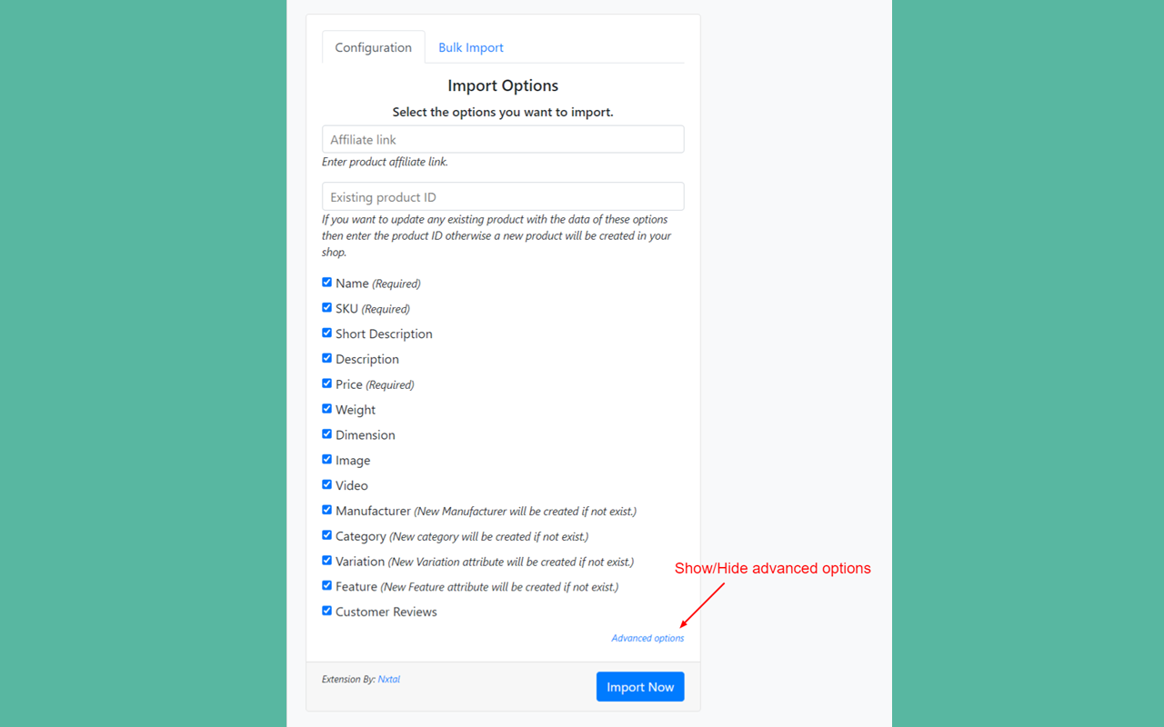 Advanced Importer - 截图 6