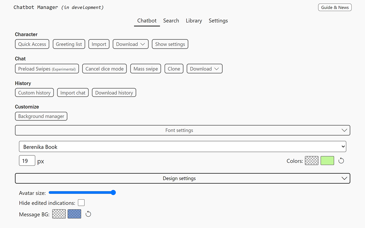 Chatbot Manager - 截图 5