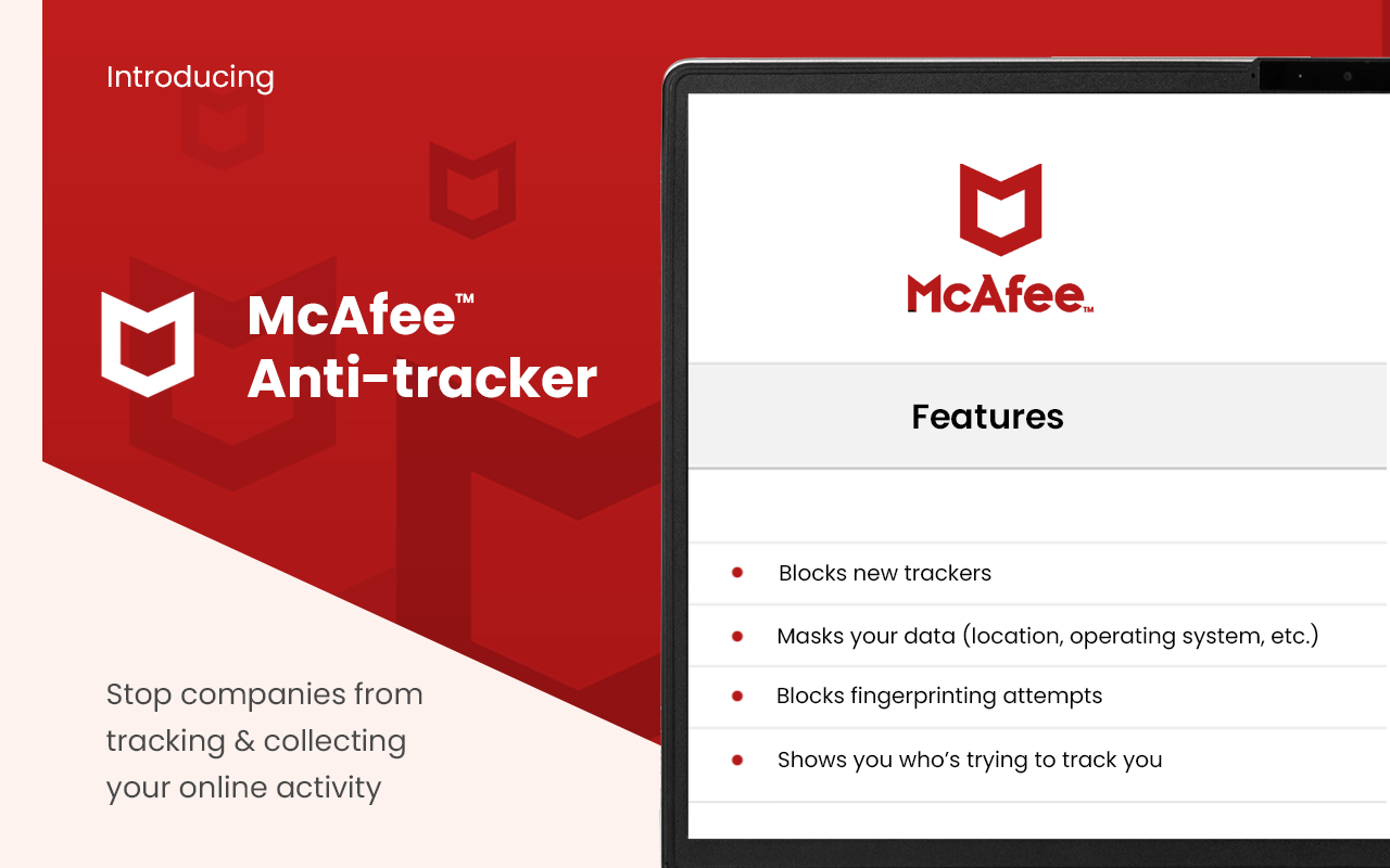 McAfee Anti-tracker - 截图 2