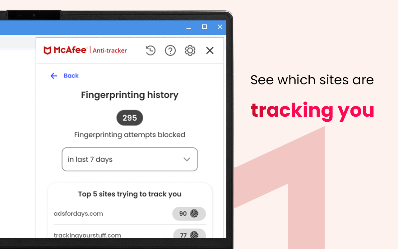 McAfee Anti-tracker - 截图 4