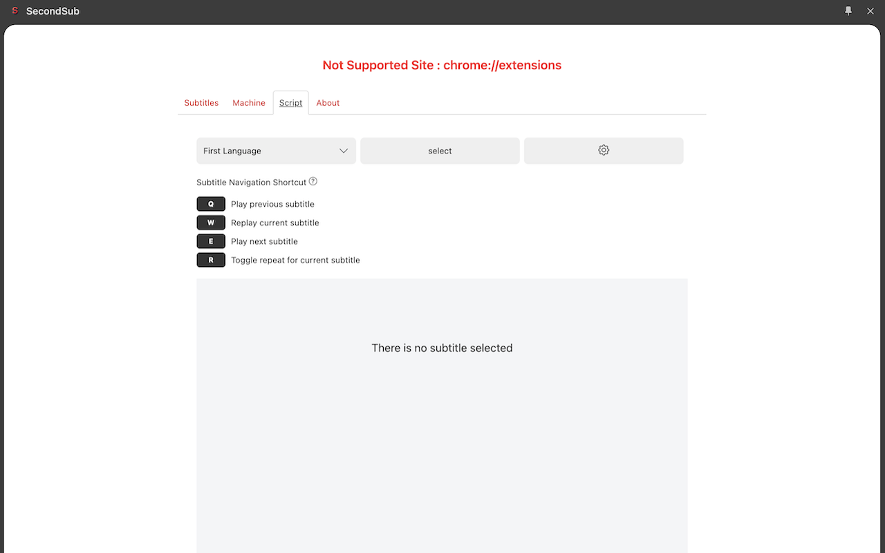 SecondSub - 雙語字幕擴充功能,支援Netflix、Disney Plus、Coupang Play和TVING - 截图 4