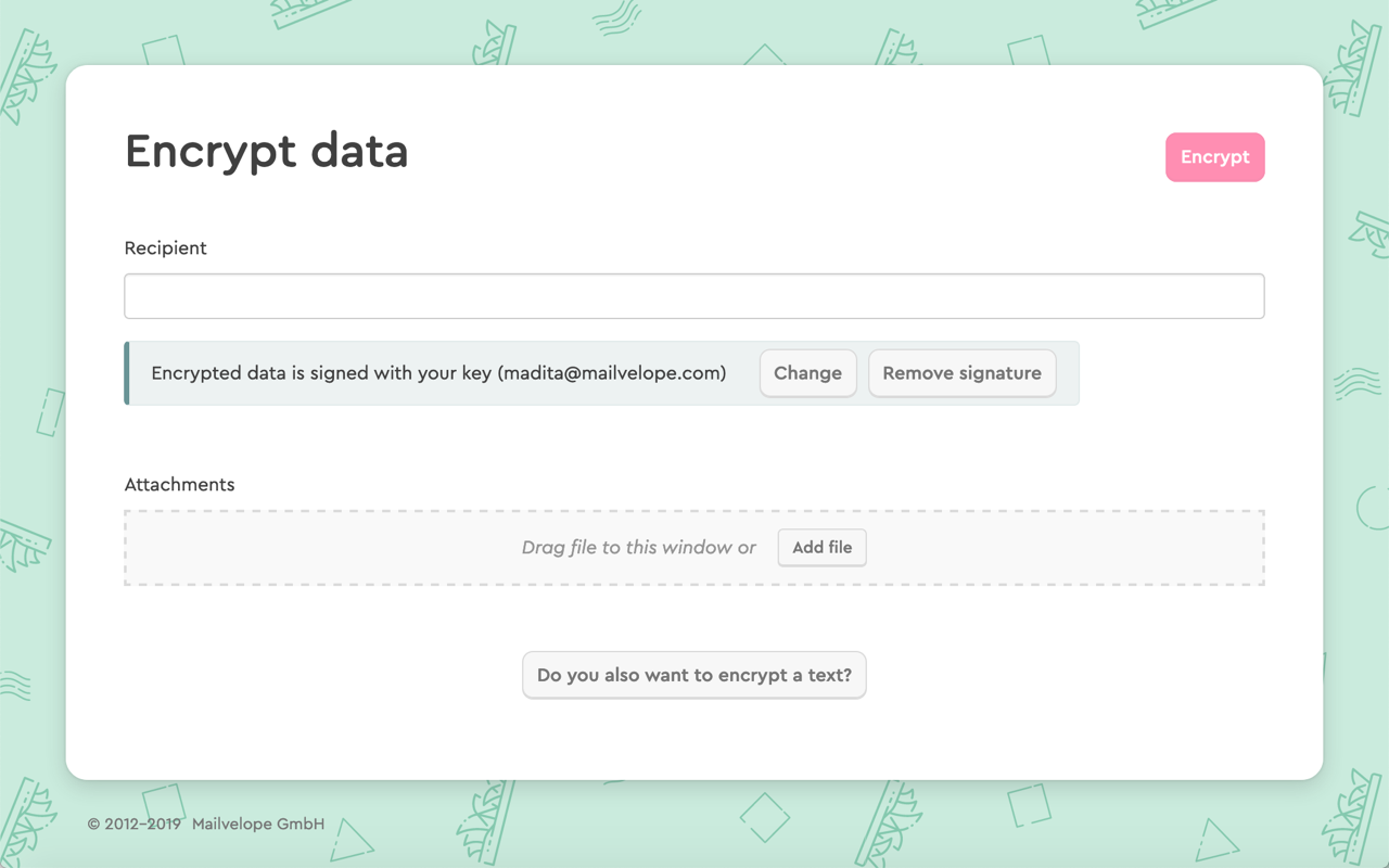 Mailvelope - Secure your email with PGP - 截图 4