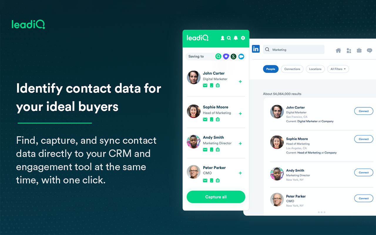 LeadIQ: Contact Data in One Click - 截图 4