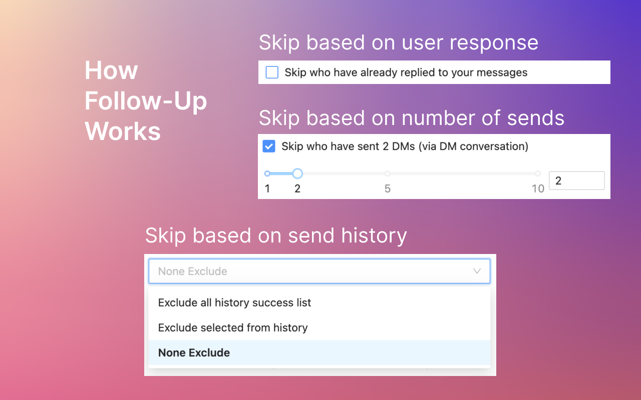 TwDM - Twitter DM Bot & Bulk Message Sender - 截图 2