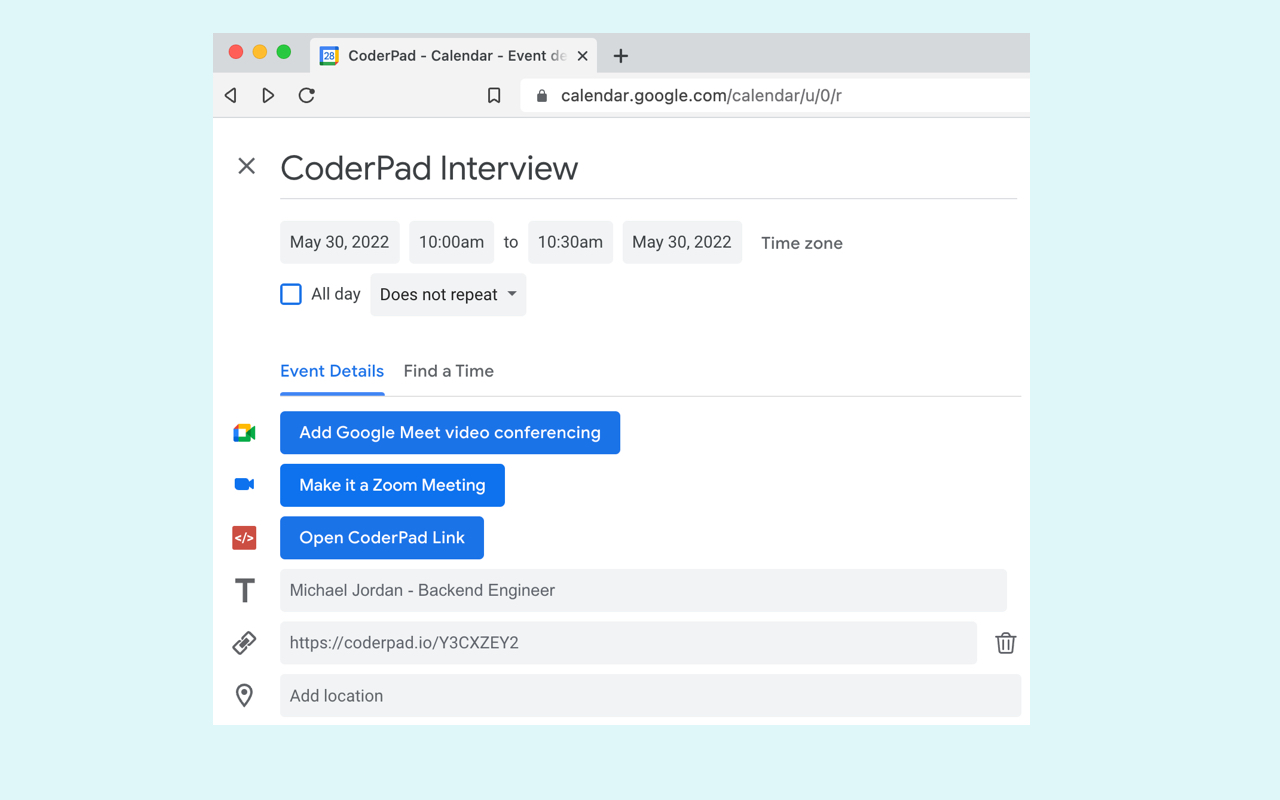 CoderPad - 截图 2