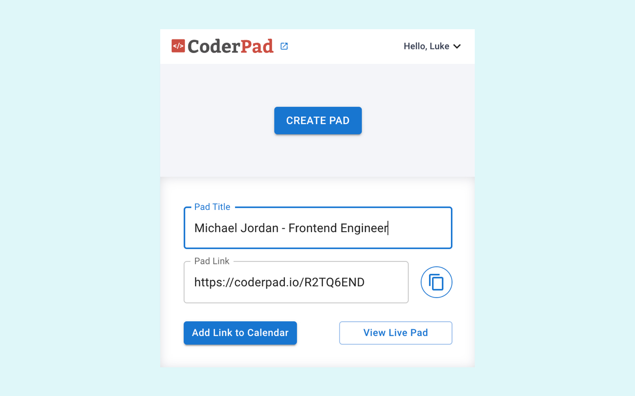 CoderPad - 截图 3