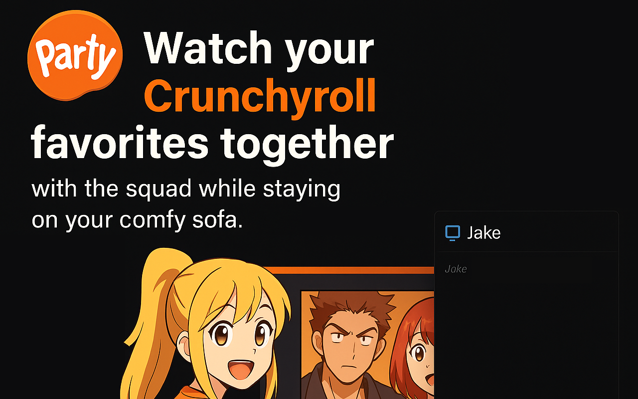 Crunchyroll Party: 一起观看和聊天 - 截图 1