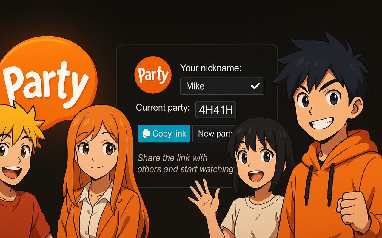 Crunchyroll Party: 一起观看和聊天 - 截图 2