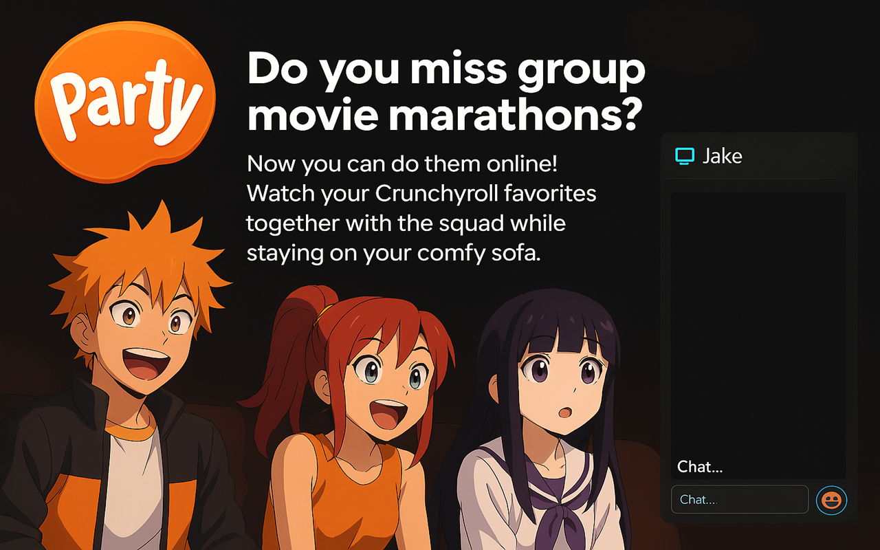 Crunchyroll Party: 一起观看和聊天 - 截图 3