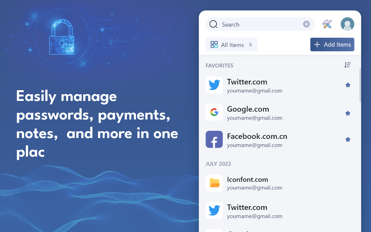 DualSafe Password Manager & Digital Vault - 截图 5