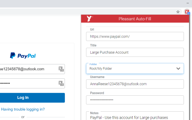 Pleasant Password Server Auto-Filler - 截图 2