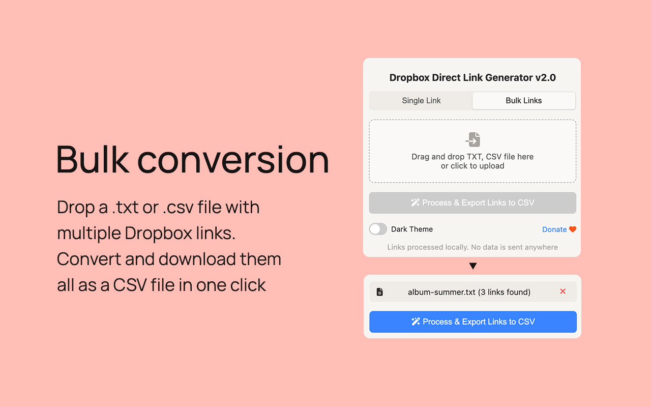Dropbox Direct Link Generator - 截图 1