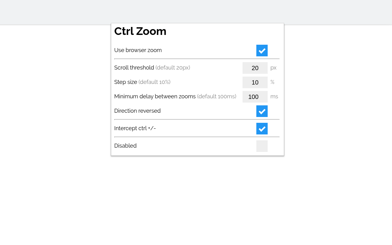 Ctrl Zoom - 截图 2