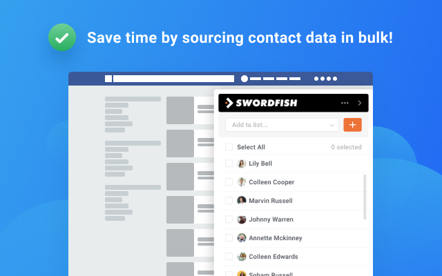 Swordfish AI: Find Emails & Phone Numbers - 截图 1