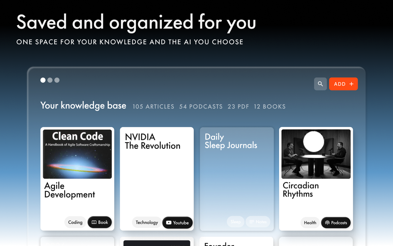 Recall: Summarizer (YouTube, Articles, PDFs), AI Chat, Knowledge Base, Quiz - 截图 3