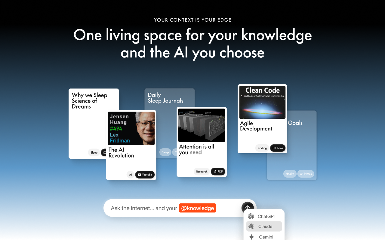 Recall: Summarizer (YouTube, Articles, PDFs), AI Chat, Knowledge Base, Quiz - 截图 4