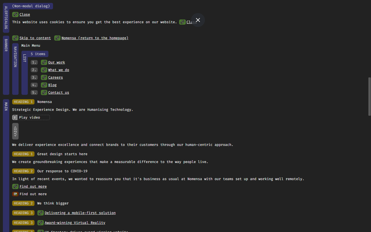 ARIA DevTools - 截图 1