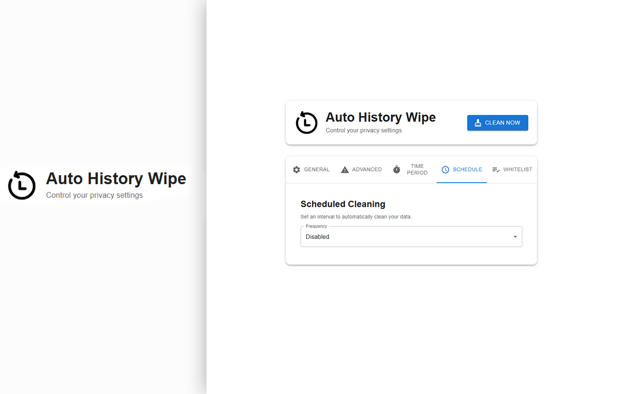 Auto History Wipe - 截图 1