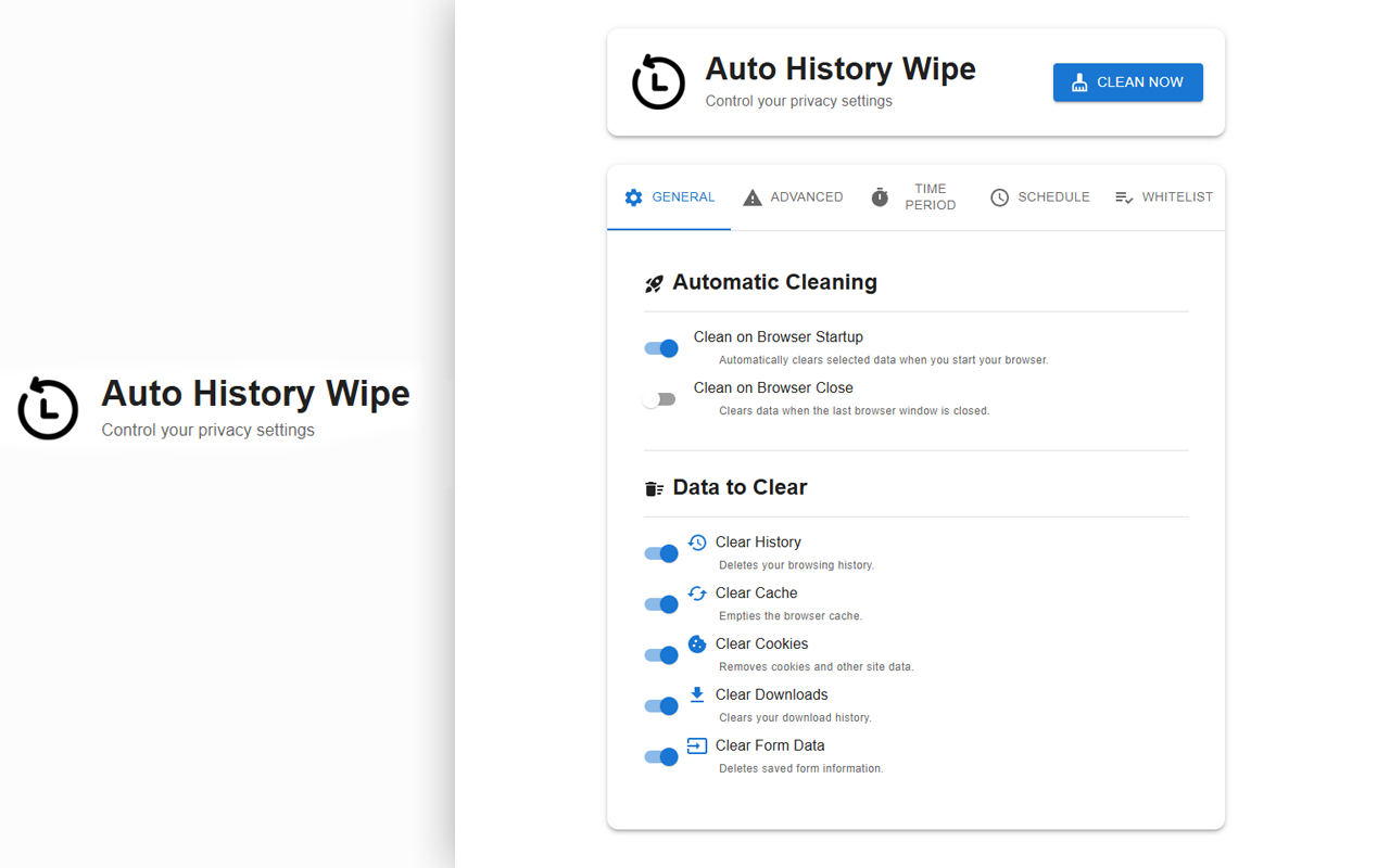 Auto History Wipe - 截图 2