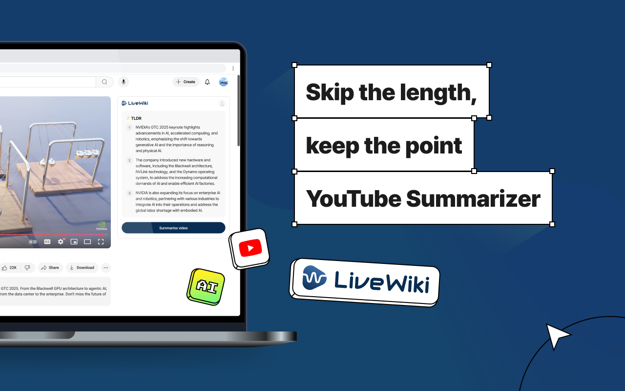 LiveWiki: YouTube Summarizer - 截图 4