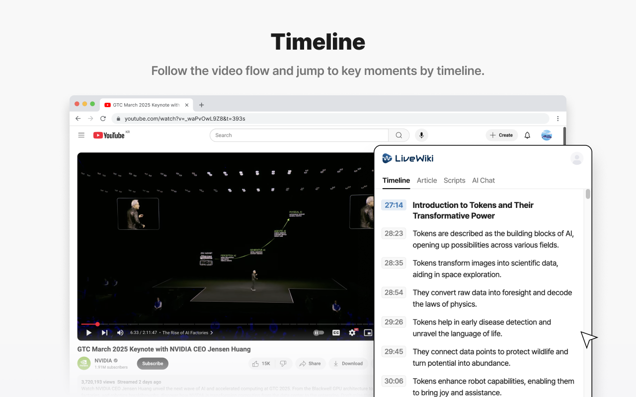 LiveWiki: YouTube Summarizer - 截图 5