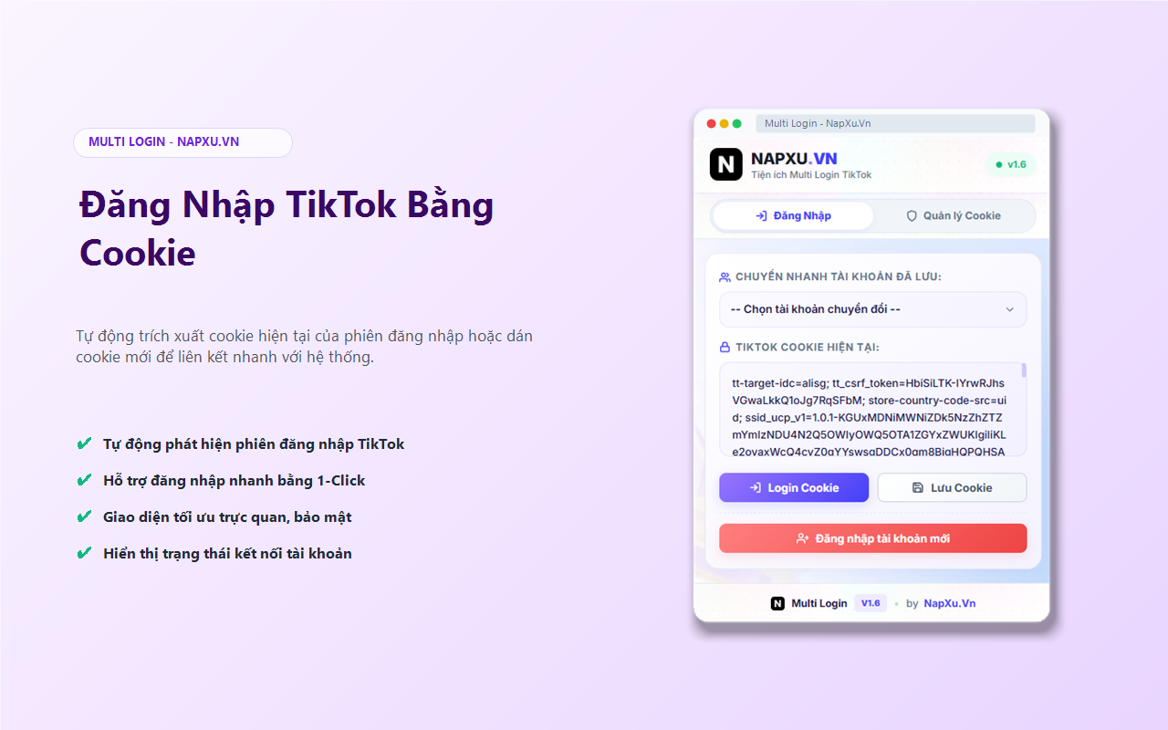 Multi Login - NapXu.Vn - 截图 2