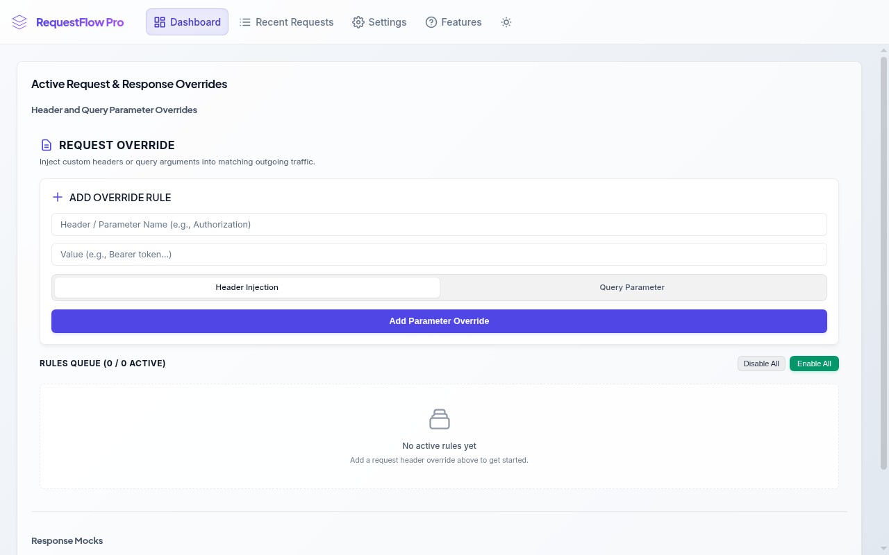RequestFlow Pro — HTTP Request Header & Query Param Overrider - 截图 4