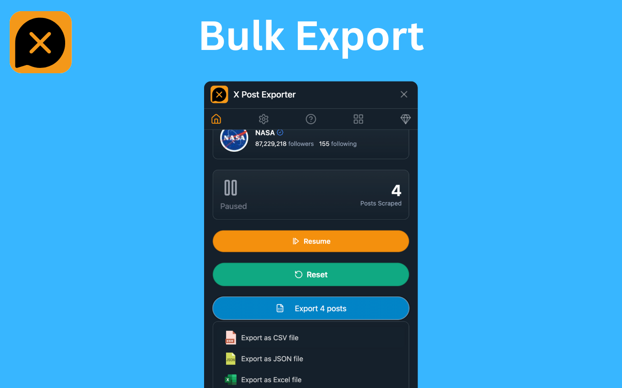 X Post Exporter - Download X / Twitter Posts - 截图 5