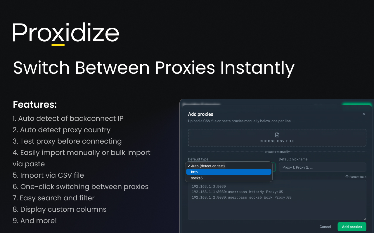 Proxidize Proxy Extension - 截图 2