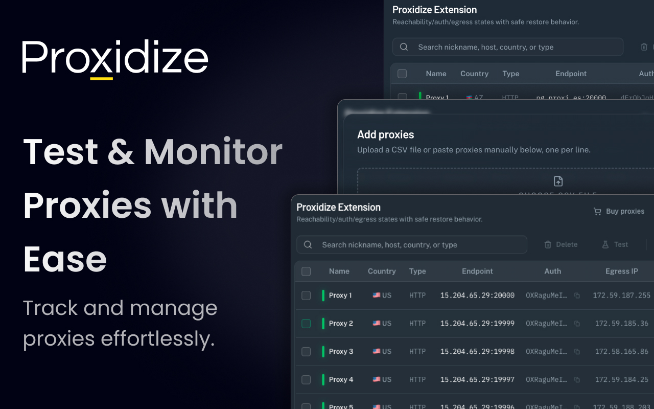 Proxidize Proxy Extension - 截图 3