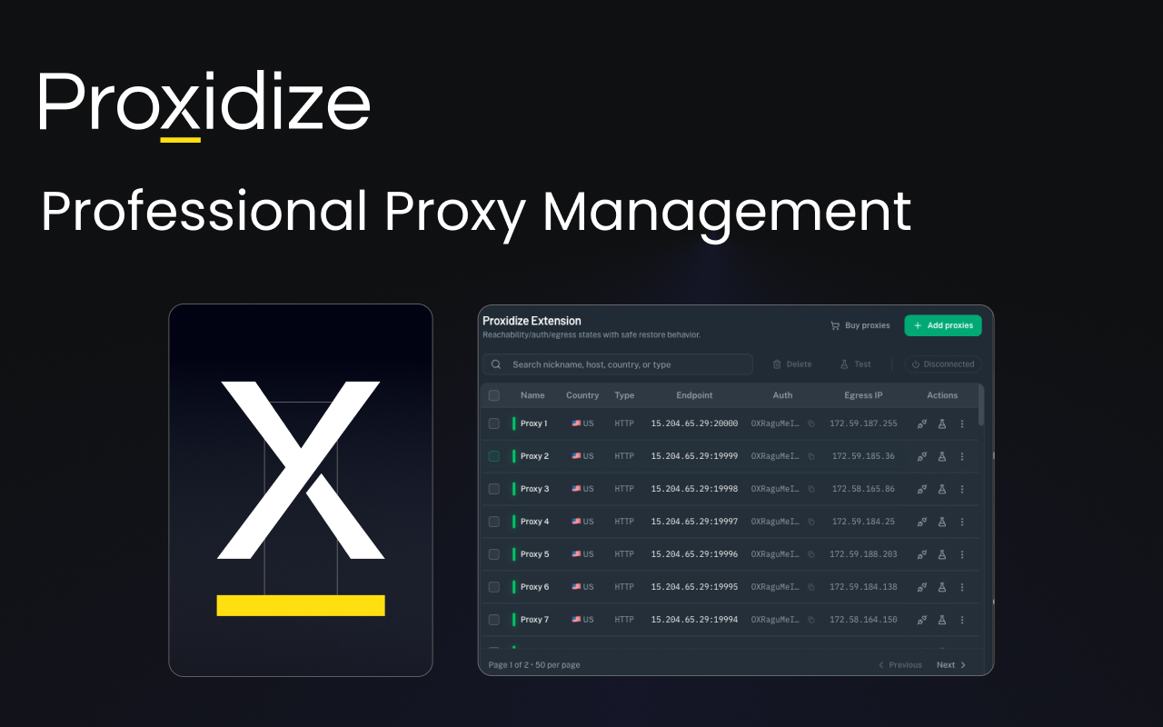 Proxidize Proxy Extension - 截图 4