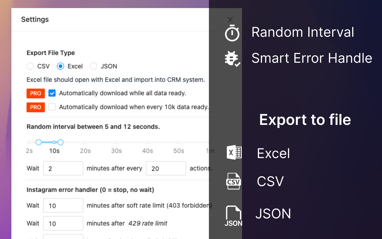 PostFox - Export IG Posts - 截图 2