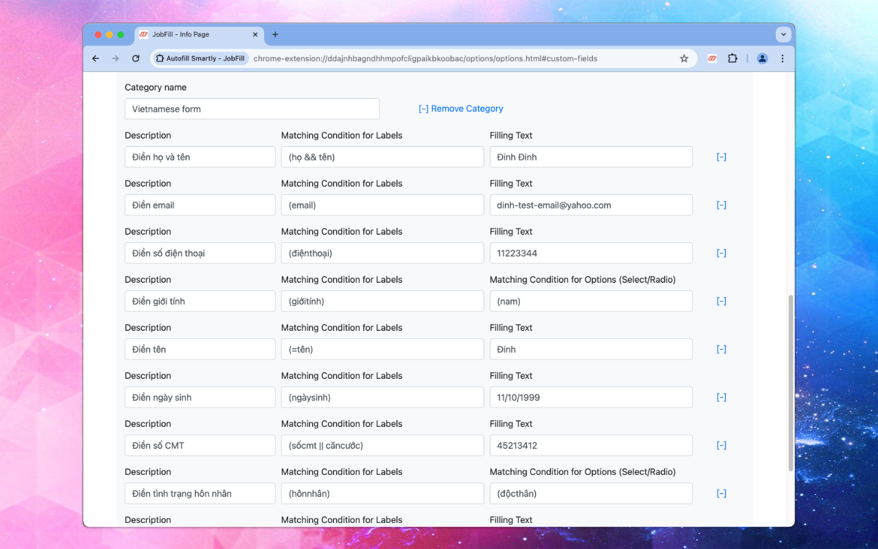 Autofill Smartly - JobFill - 截图 1