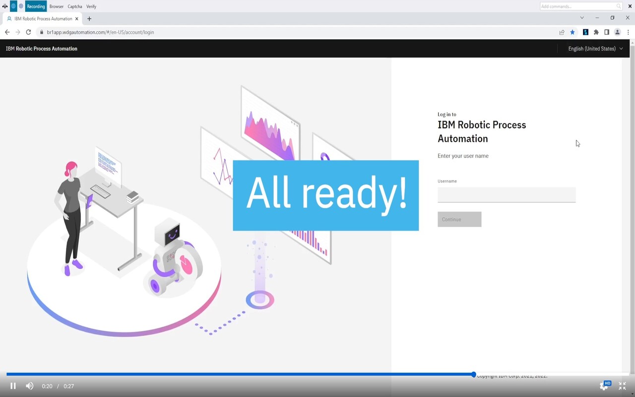 IBM RPA Web Recorder - 截图 2