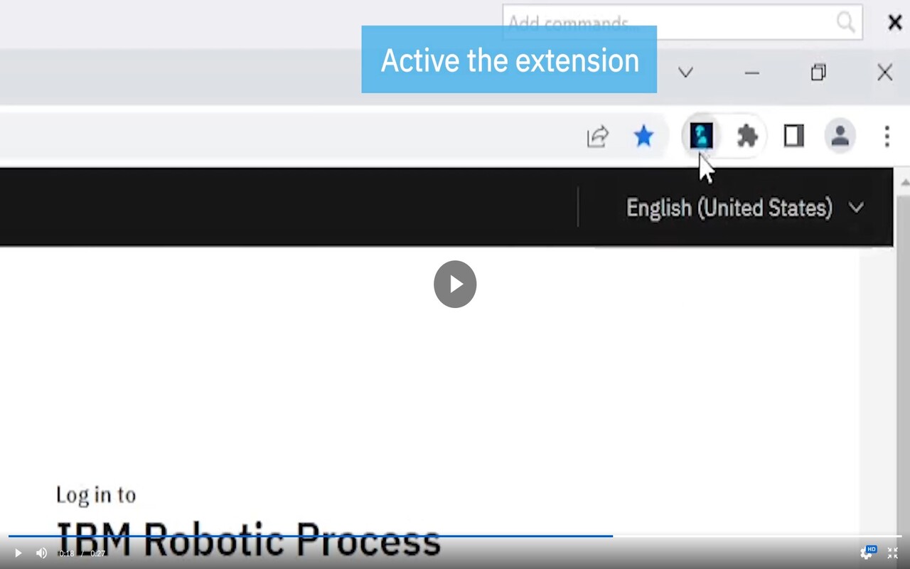 IBM RPA Web Recorder - 截图 3