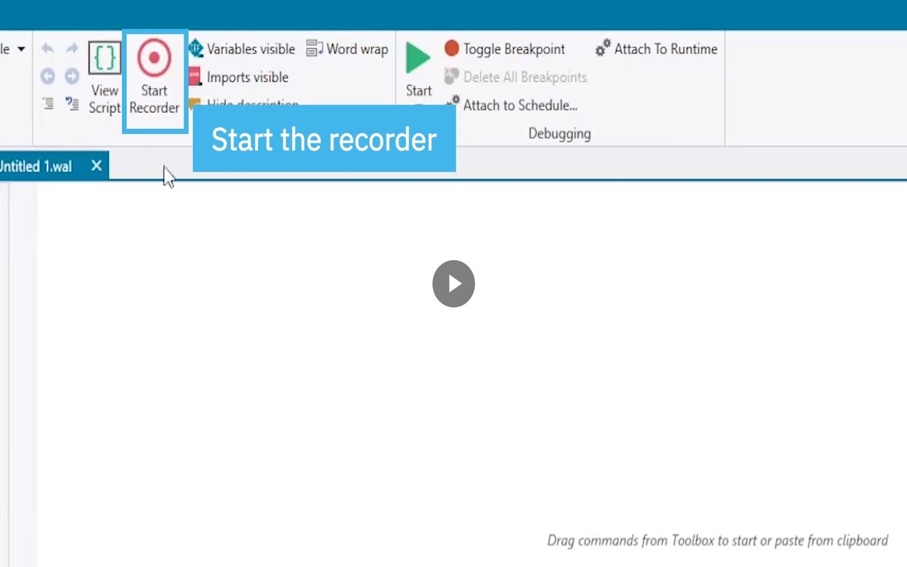 IBM RPA Web Recorder - 截图 4