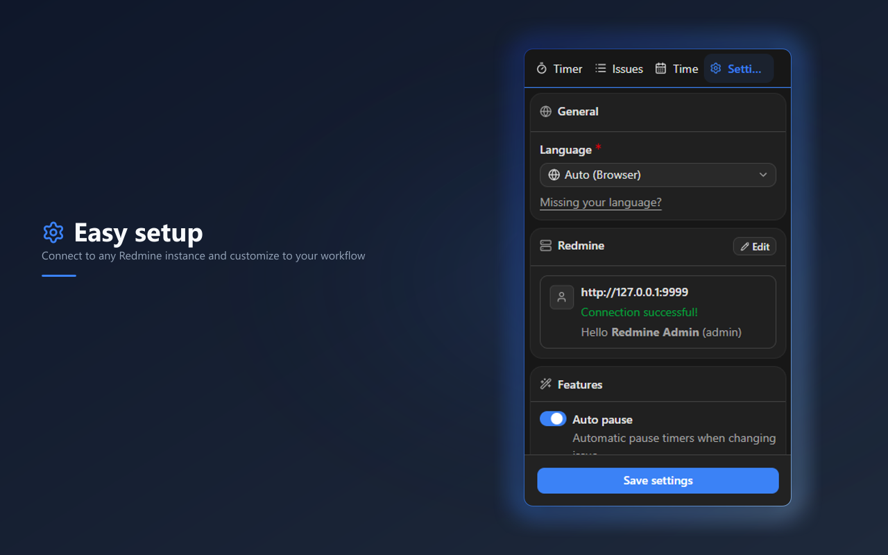 Redmine Time Tracking - 截图 3