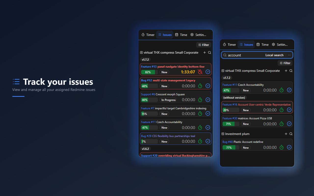 Redmine Time Tracking - 截图 4