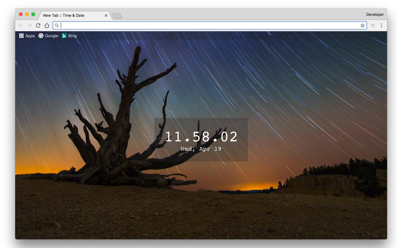 Start Page - Date and Time - 截图 2