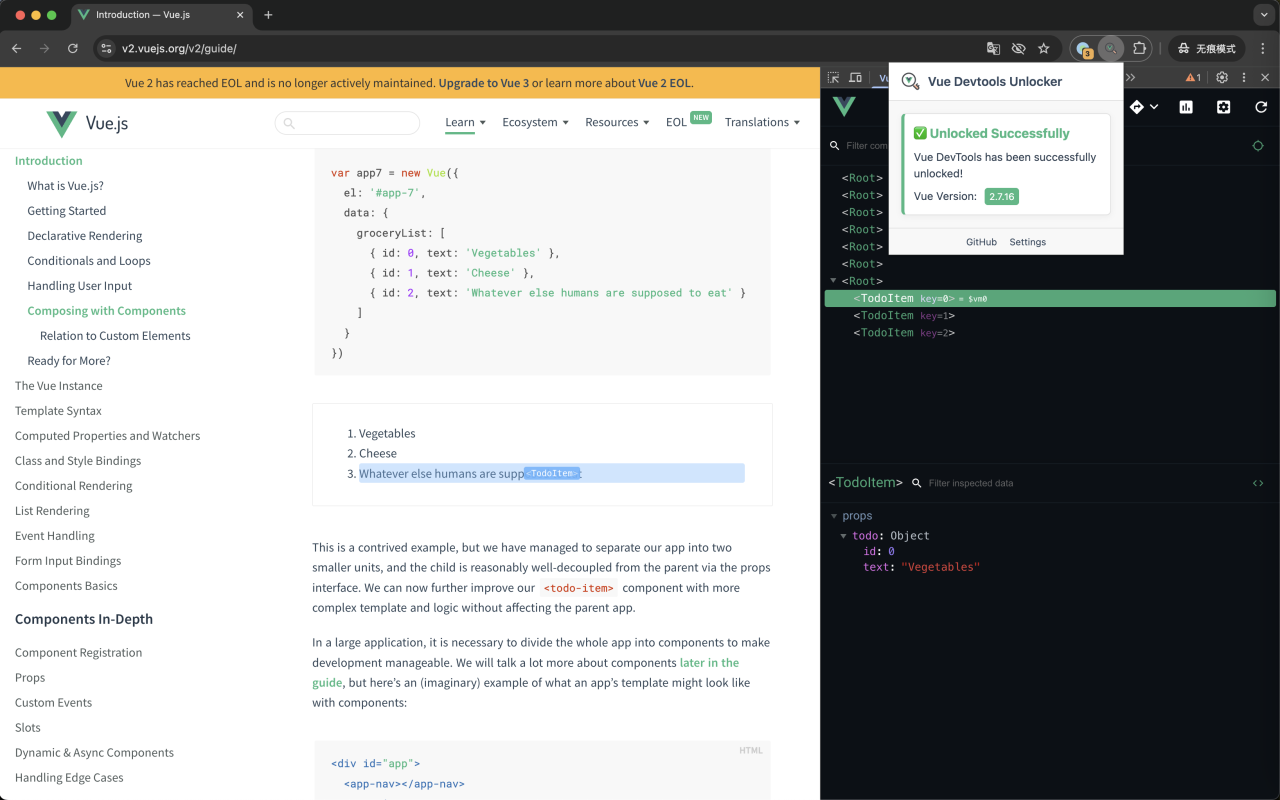 Vue Devtools Unlocker - 截图 2