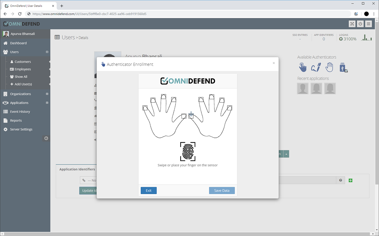 OmniDefend MFA Extension - 截图 1