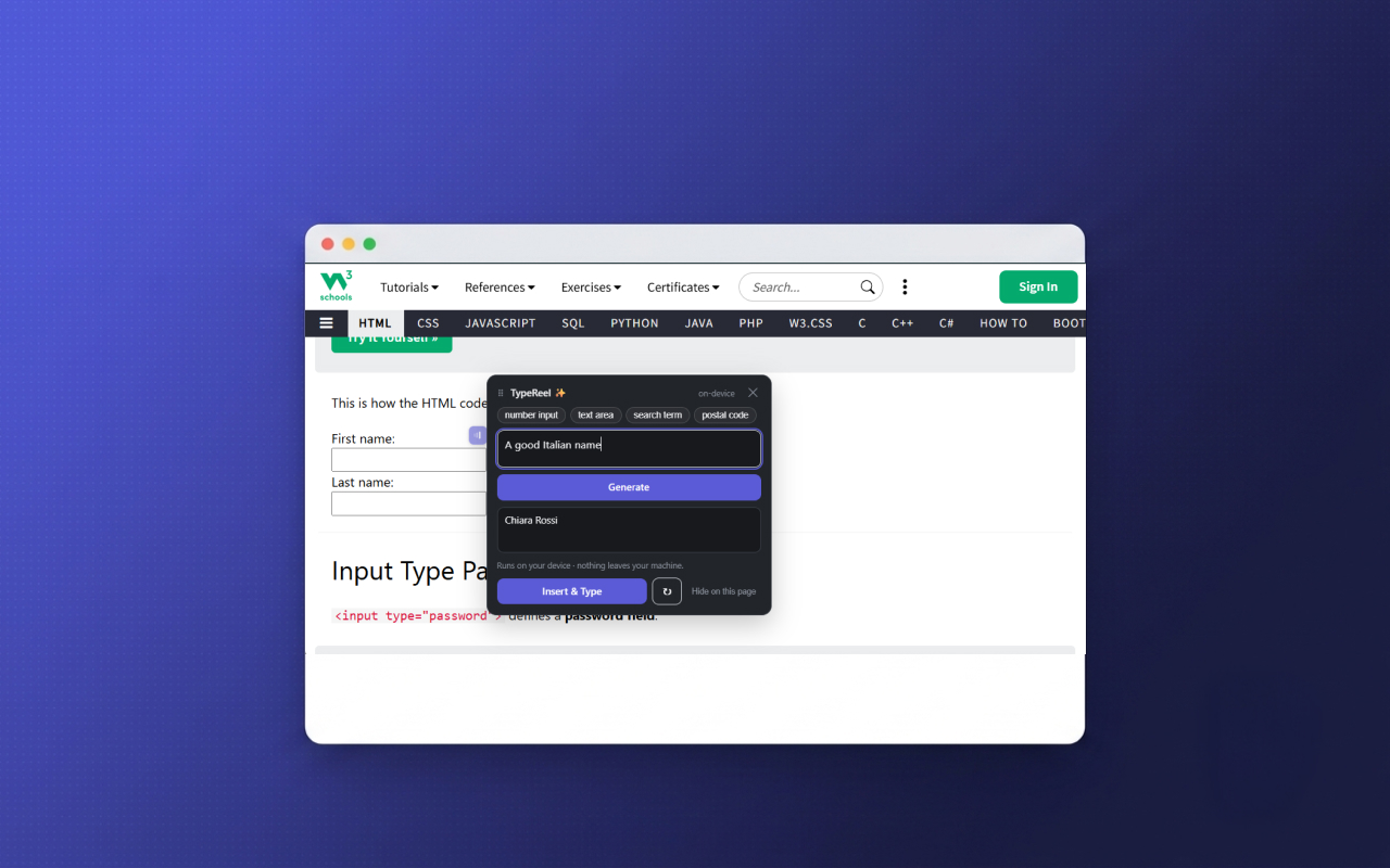 TypeReel — Realistic Typing Simulator & Auto Typer for Demo Videos - 截图 4