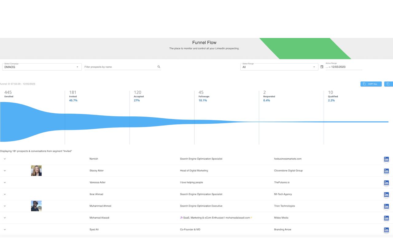 Dux-Soup for LinkedIn Automation - 截图 1
