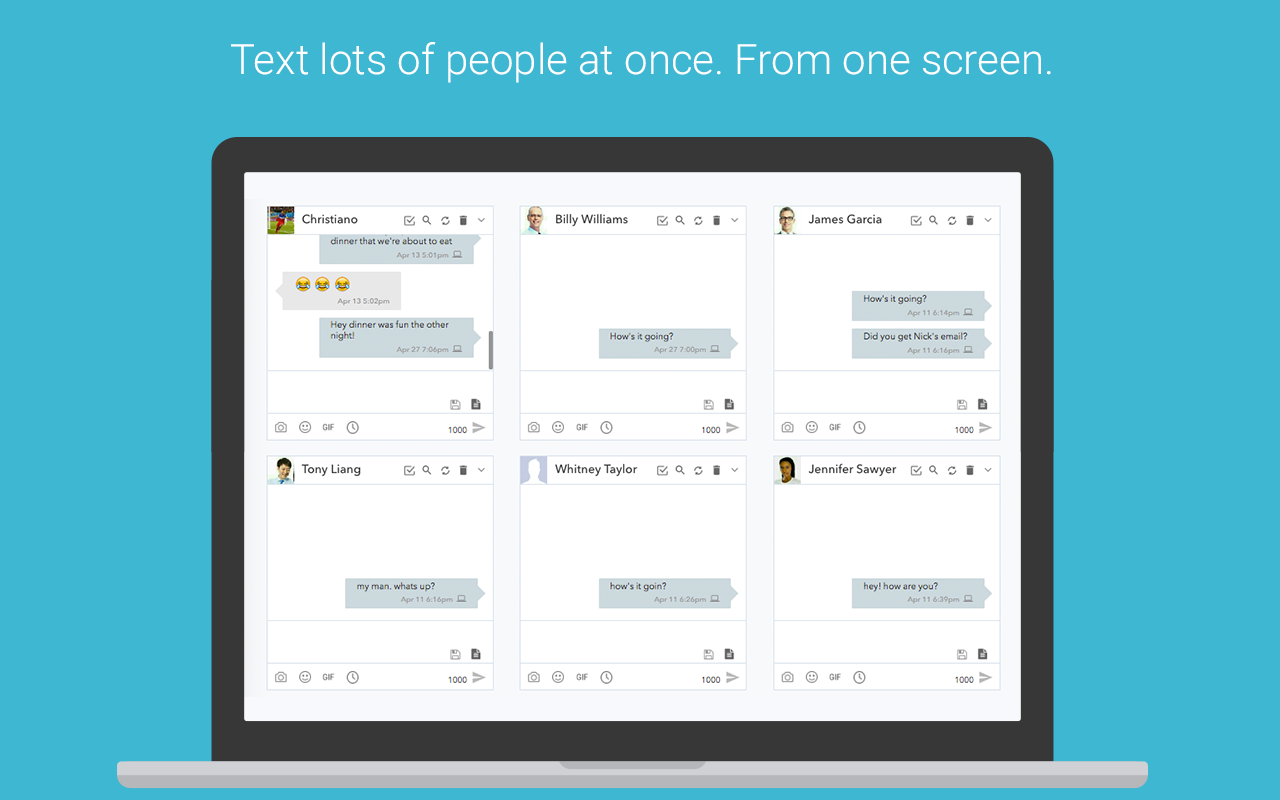 MightyText - SMS from PC & Text from Computer - 截图 1
