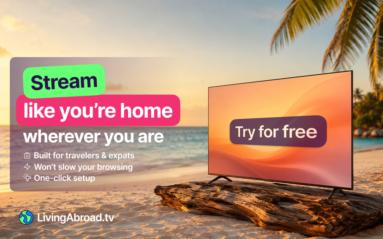 Best for Streaming - LivingAbroad.tv Smart DNS - 截图 1