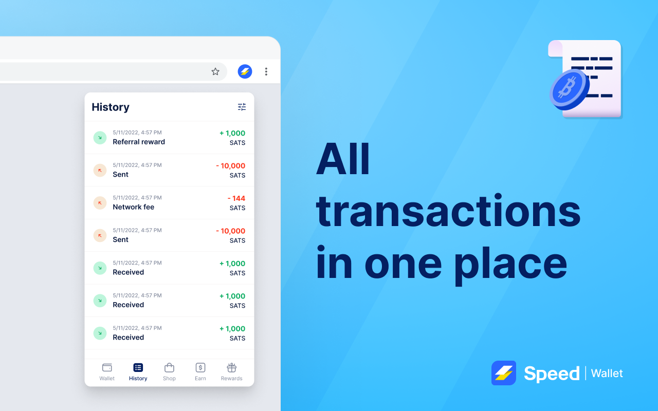 Speed Bitcoin Lightning Wallet - 截图 2